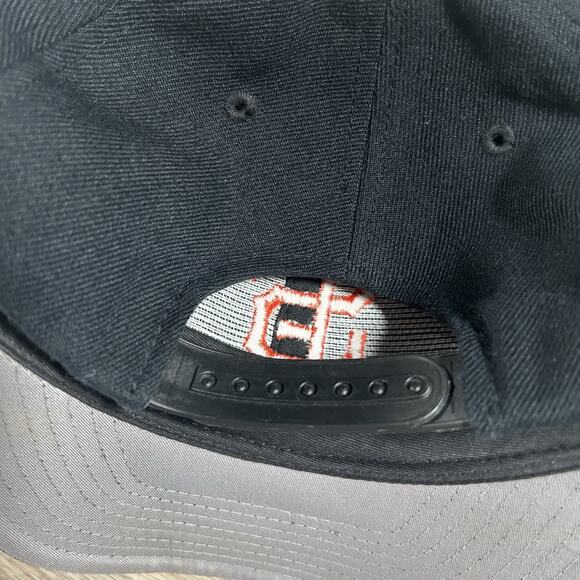 Vintage Puma Logo Athletic San Francisco Giants Hat Snapback MLB Black‎ Wool Cap - Picture 2 of 10